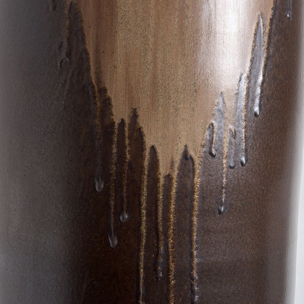 Lampadaires - Lampe basse vase marron - ASIATIDES