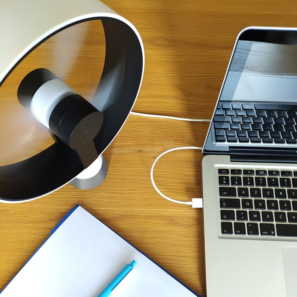 Design objects - USB fan with flexible blades AIRAIN - AIR&ME