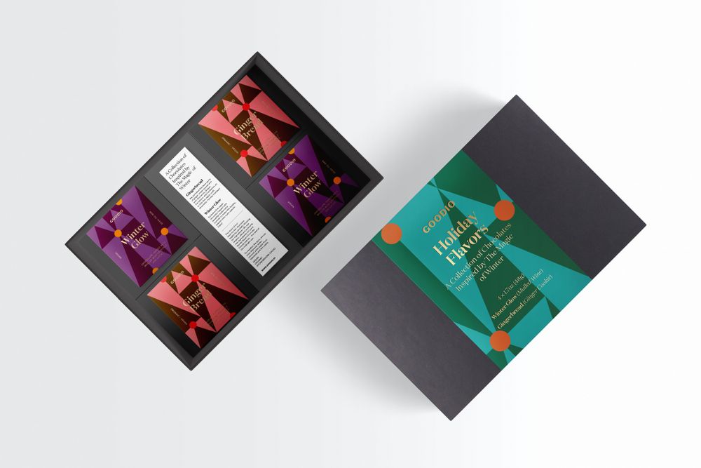 Chocolate - Holiday Gift Pack 4 bars - GOODIO