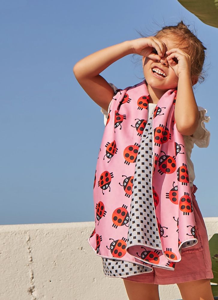 Children's bathtime - Ladybug Towel - BIBU
