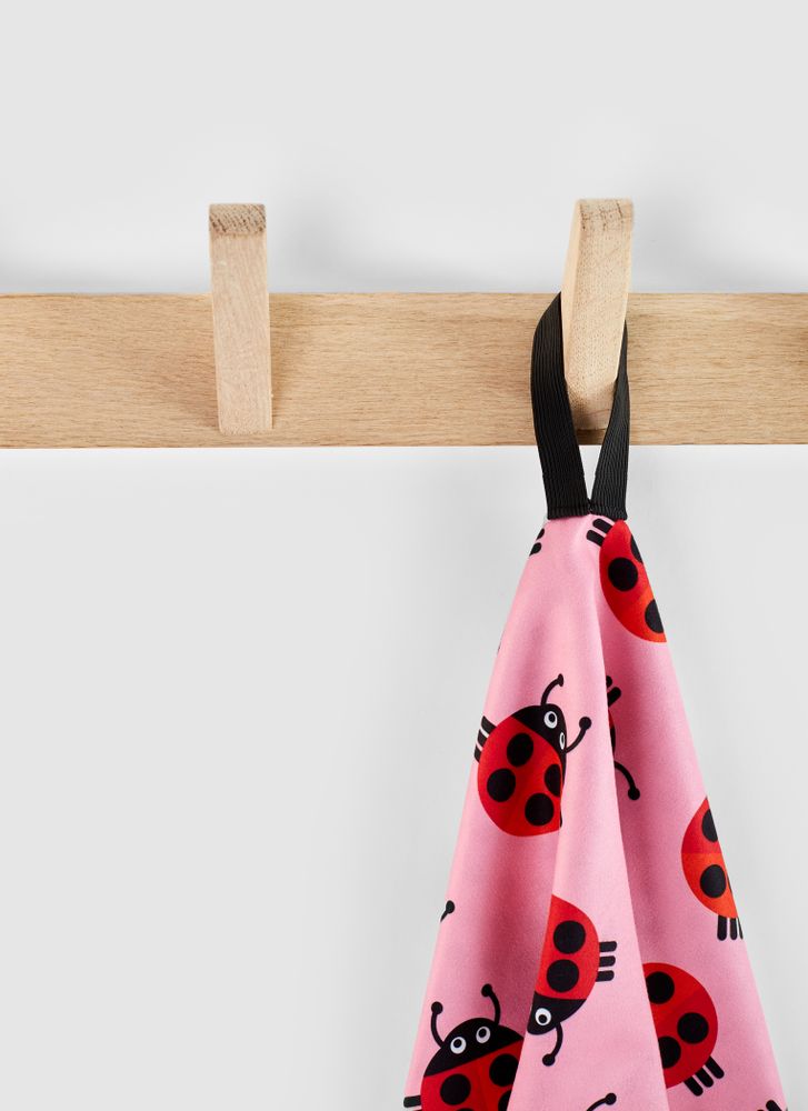 Children's bathtime - Ladybug Towel - BIBU