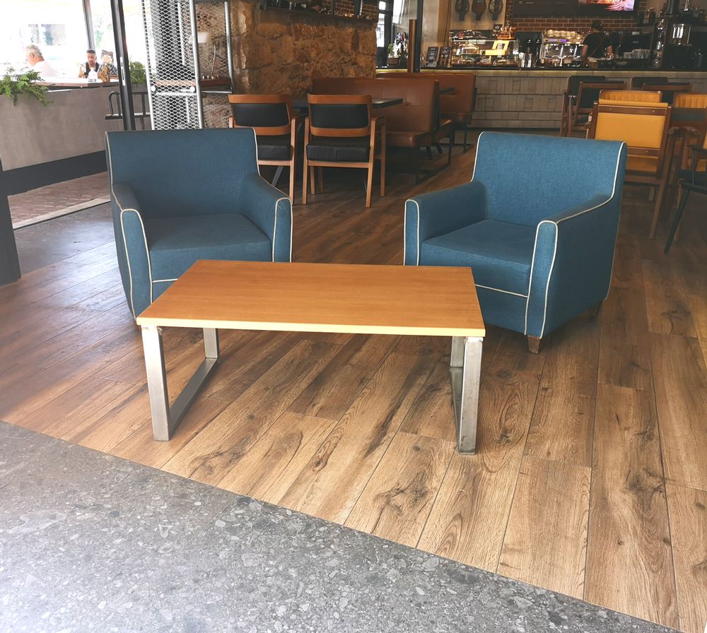 Coffee tables - Coffee table Industrial type with oak top - LIVING MEDITERANEO