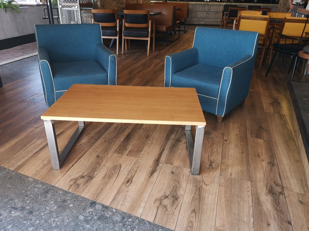 Coffee tables - Coffee table Industrial type with oak top - LIVING MEDITERANEO