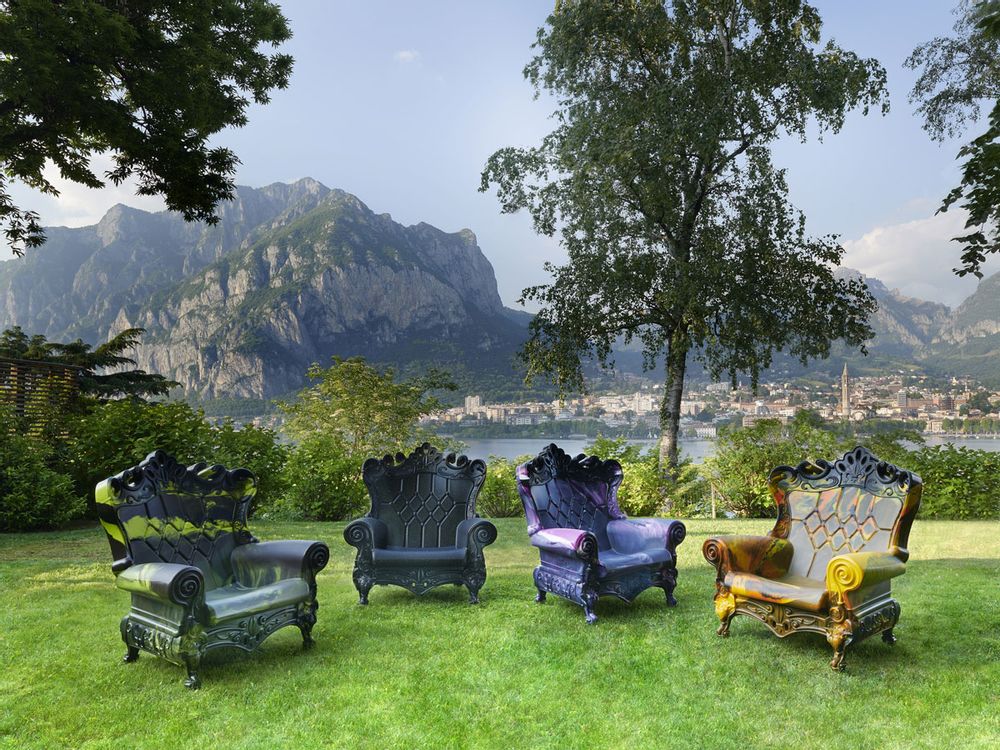 Chairs for hospitalities & contracts - Queen loves Nature Armchair - SLIDE