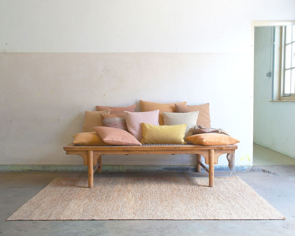 Tapis contemporains - Tapis Beau naturel chanvre - ML FABRICS