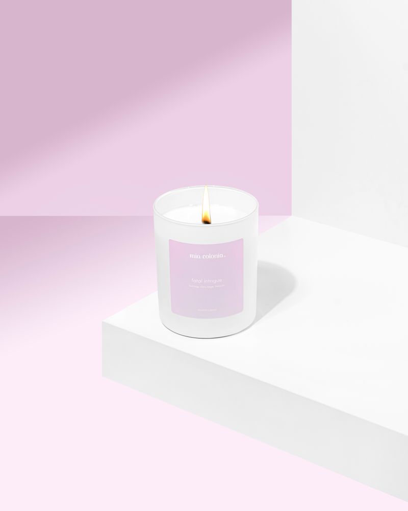 Candles - candle fatal intrigue 100% vegetable wax - MIA COLONIA
