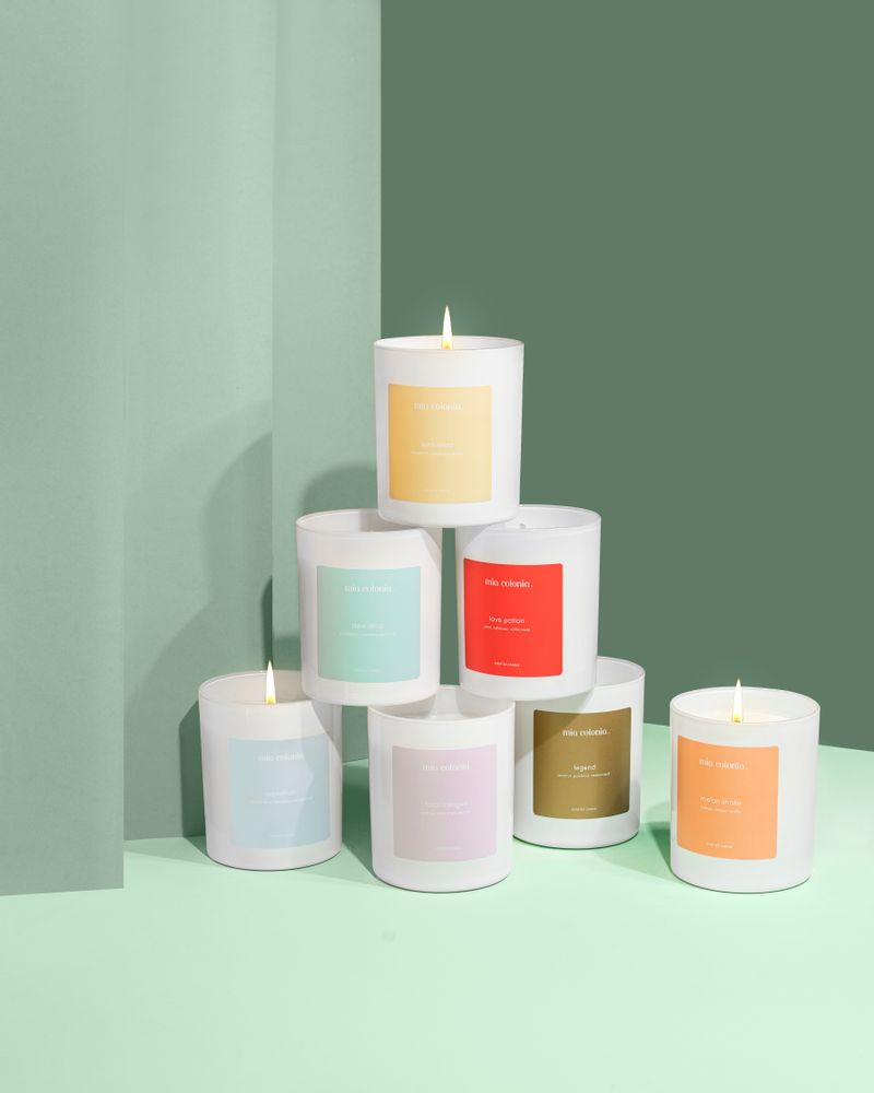 Bougies - Bougie goutte de rosée 100% cire végétale. - MIA COLONIA