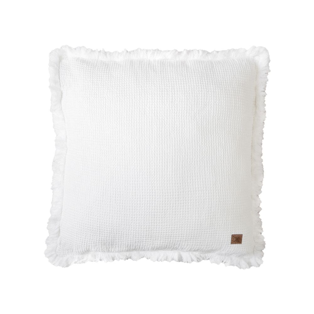 Comforters and pillows - LINEN WAFFLE CUSHION COVER OLGA  50 x 50 cm - XERALIVING