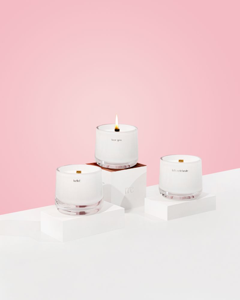 Candles - candle message candles 100% vegetable wax - MIA COLONIA