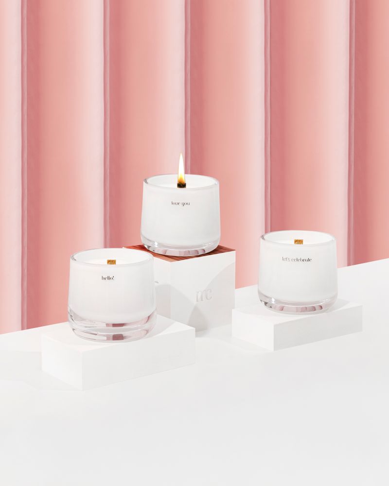 Candles - candle message candles 100% vegetable wax - MIA COLONIA