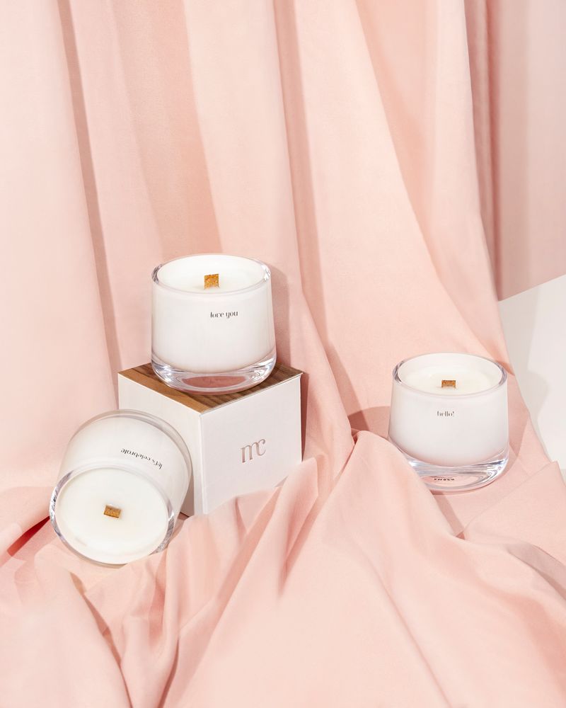 Candles - candle message candles 100% vegetable wax - MIA COLONIA