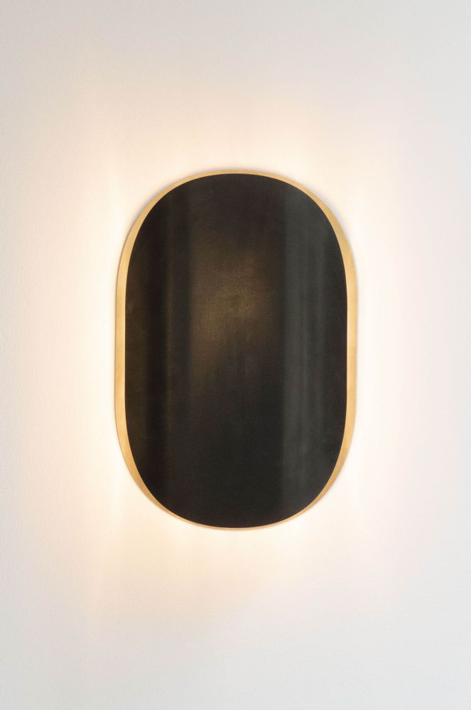 Ensembles muraux - Applique Astra en laiton brossé, Patine Blanche, LED 2000k Par Victoria Magniant - VICTORIA MAGNIANT POUR GALERIE V