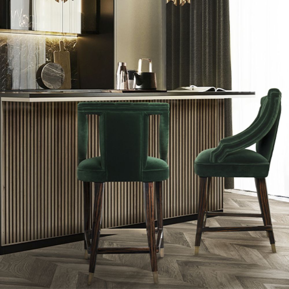 Chairs for hospitalities & contracts - CAYO COUNTER STOOL - BRABBU