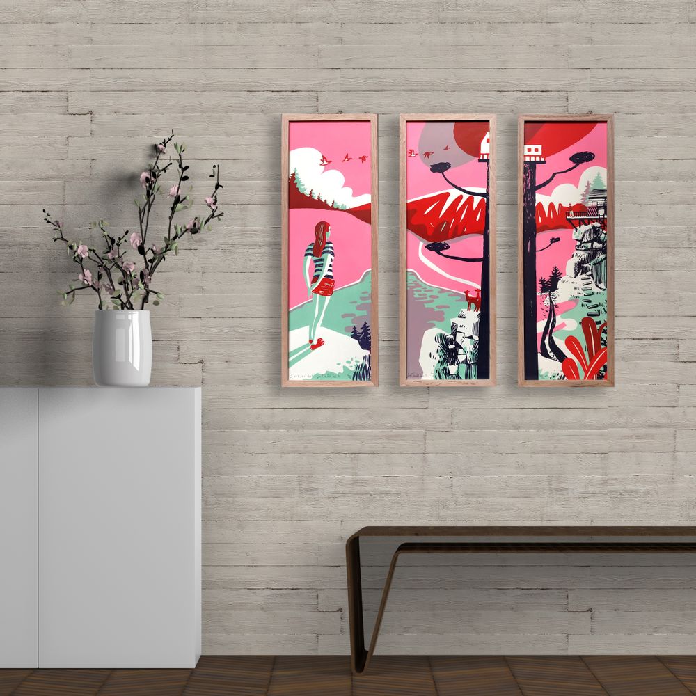 Affiches - Affiche grand format "je vois la vie en rose" - ST
