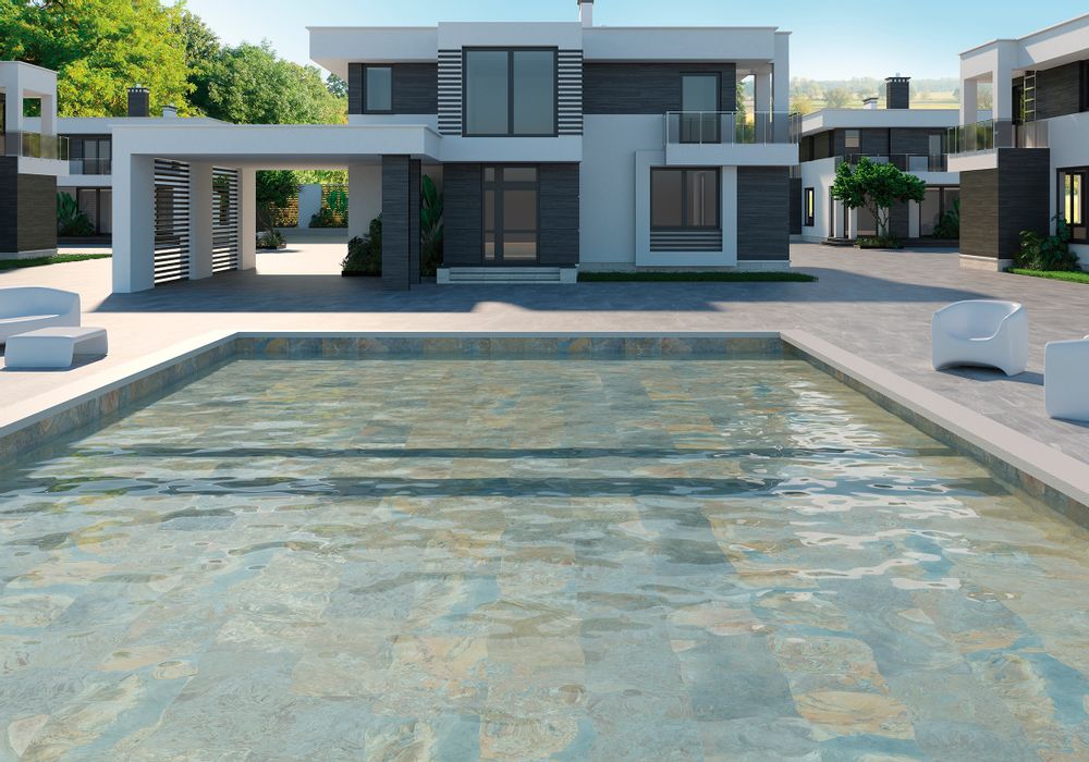 Piscines extérieures - ARDOISE - CERACASA
