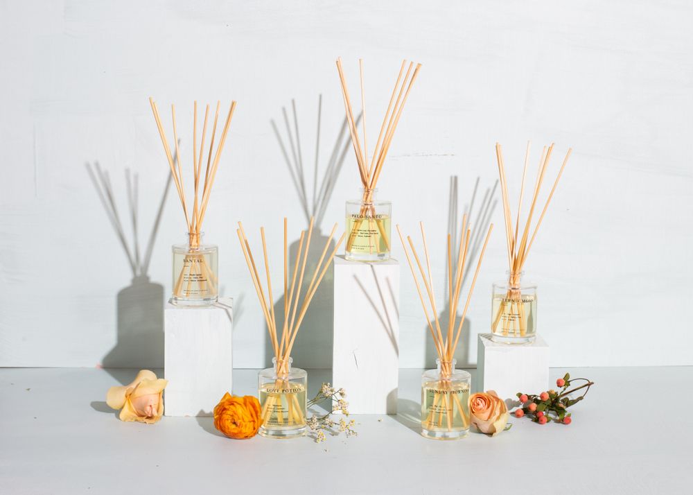 Scent diffusers - Palo Santo Reed Diffuser - BROOKLYN CANDLE STUDIO