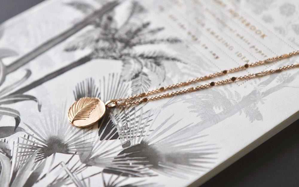 Bijoux - Collier médaille Palmier - YLUME