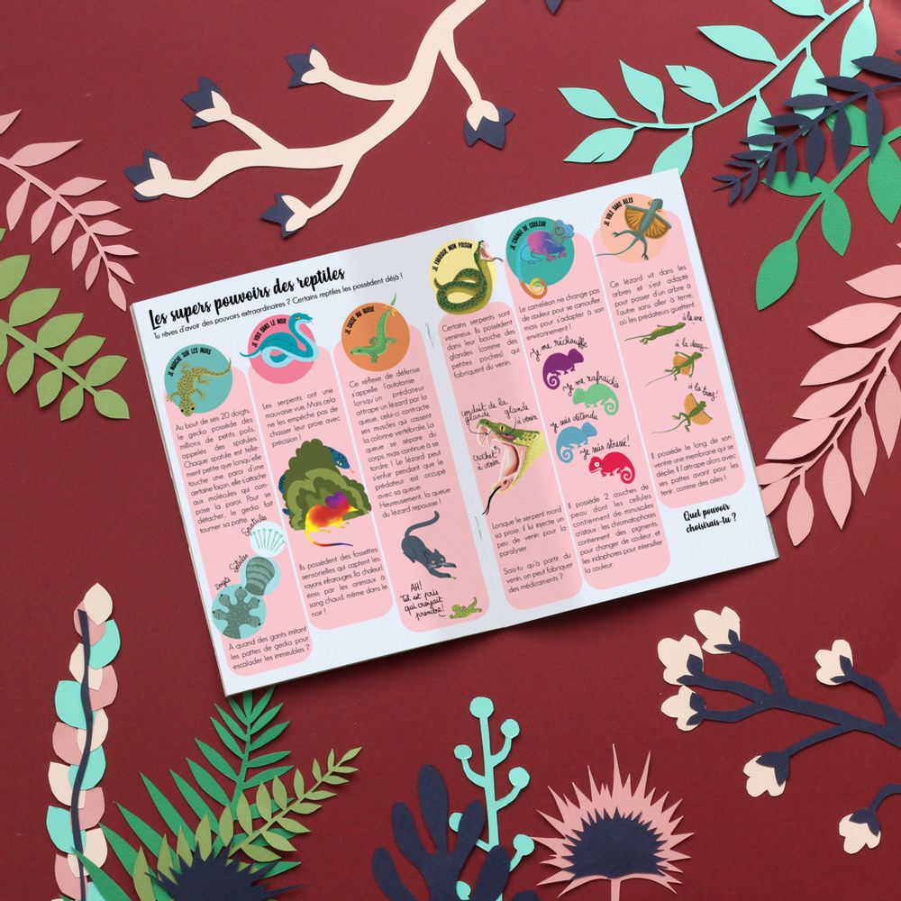 Objets de décoration - Kit créatif et éducatif - Reptiles - Jouets DIY Enfants - Loisirs créatifs - L'ATELIER IMAGINAIRE