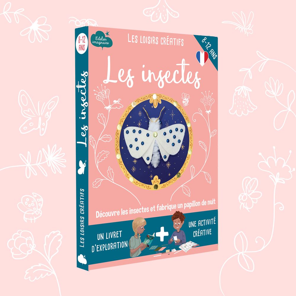 Autres décorations murales - Kit créatif et éducatif - INSECTES - Jouets DIY Enfants - Loisirs créatifs - L'ATELIER IMAGINAIRE