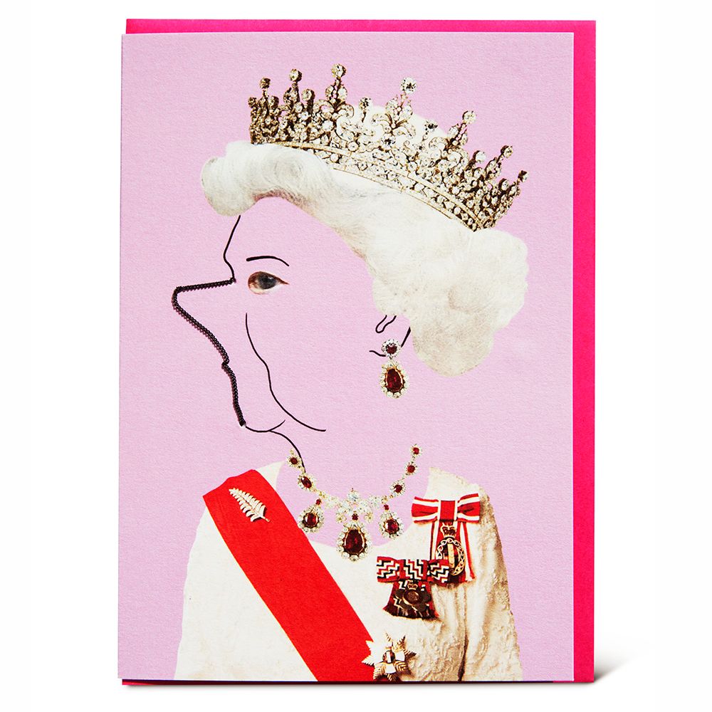 Stationery - Greeting Cards with a fine chain - SHAKE IT BABY