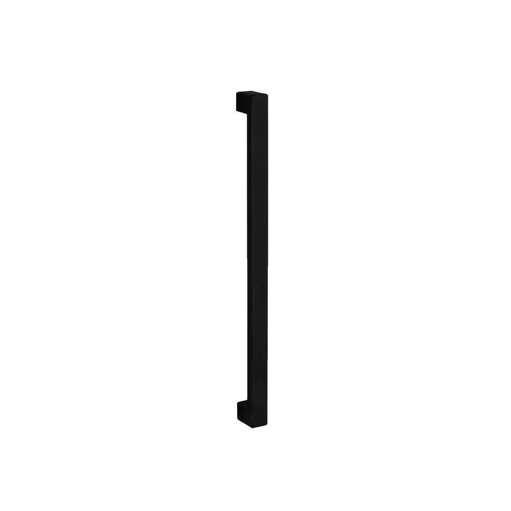 Unique pieces - SQUARE FURNITURE HANDLE/BLACK IRON - LES FORGES DE SAINT-AMAND