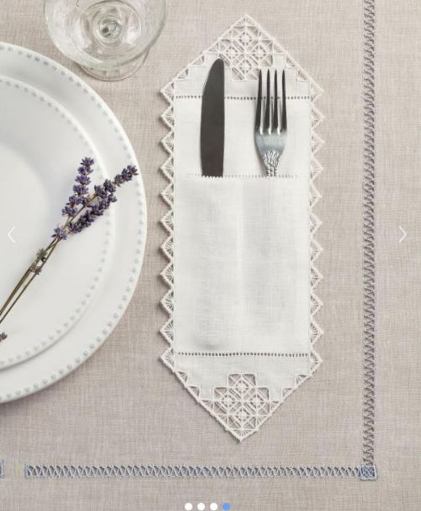 Linge de table textile - Set of setting envelopes 32 * 12 cm 2 pcs. Capsule collection - KRESTETSKAYA STROCHKA