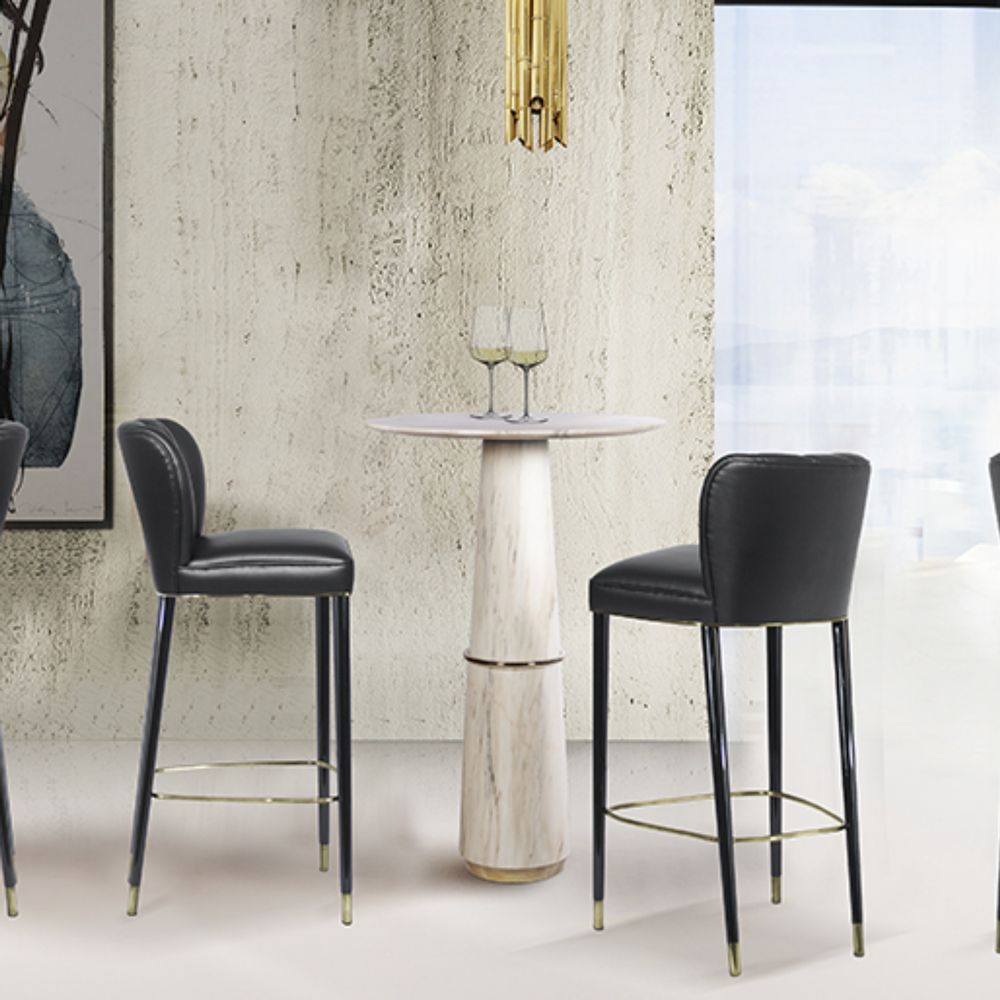 Chairs for hospitalities & contracts - DALYAN BAR CHAIR - BRABBU