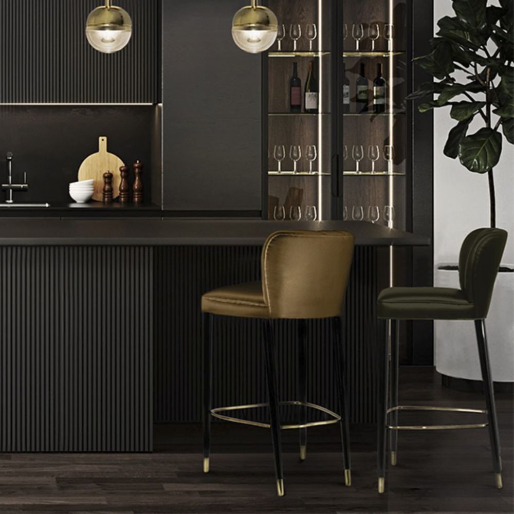 Chairs for hospitalities & contracts - DALYAN BAR CHAIR - BRABBU