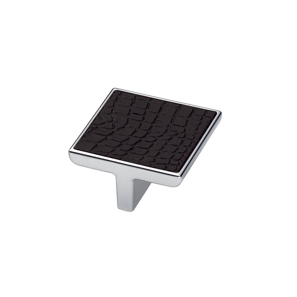Chests of drawers - SQUARE LEATHER FURNITURE KNOB 57 - LES FORGES DE SAINT-AMAND