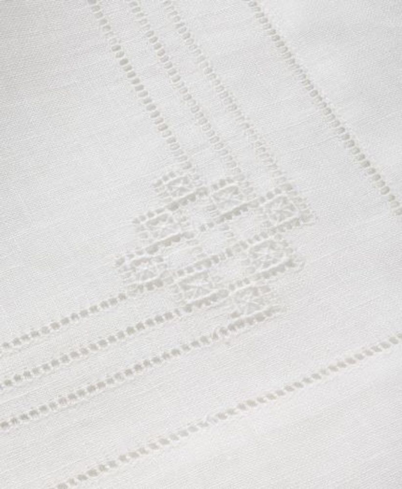 Table linen - Set of napkins 40 * 40 mm 4 pcs. White linen collection. - KRESTETSKAYA STROCHKA