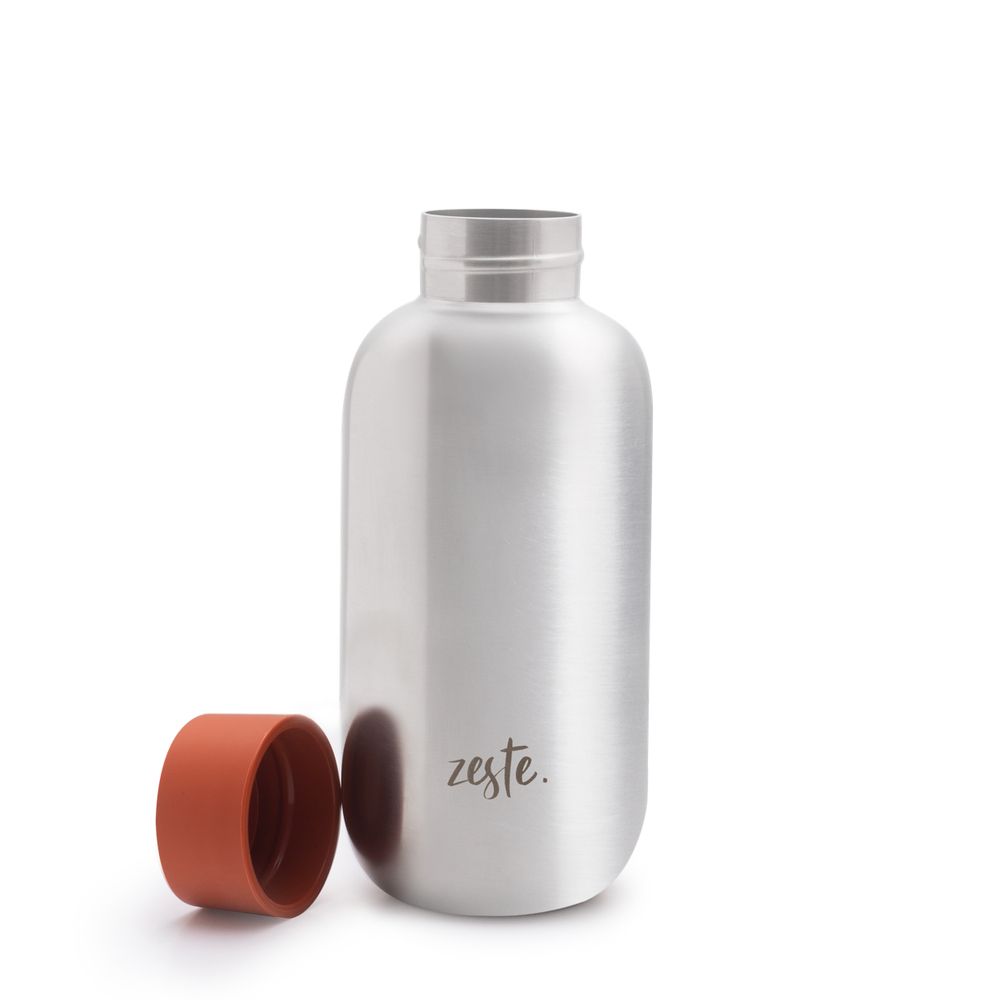 Tea and coffee accessories - THE only stainless steel Bottle made in France - saffron finish 50cl  - ZESTE