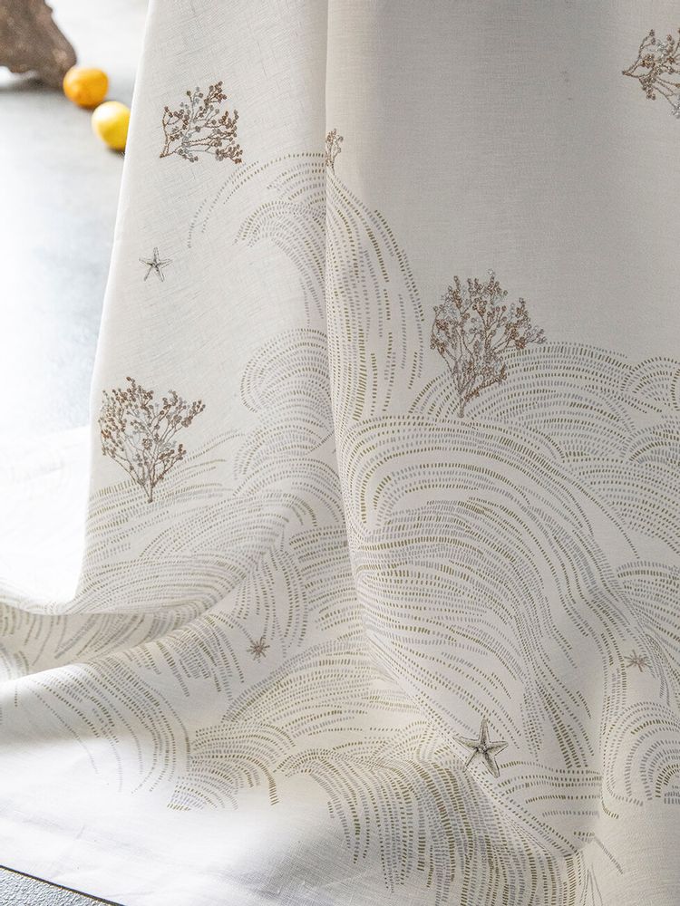 Table linen - Oceanide - Linen tablecloth - ALEXANDRE TURPAULT