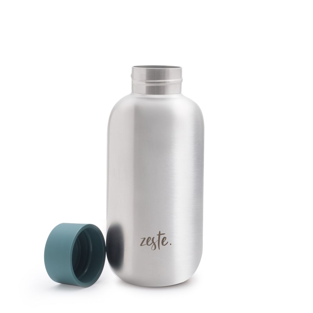 Tea and coffee accessories - THE only stainless steel Bottle made in France - eucalyptus finish 50cl  - ZESTE