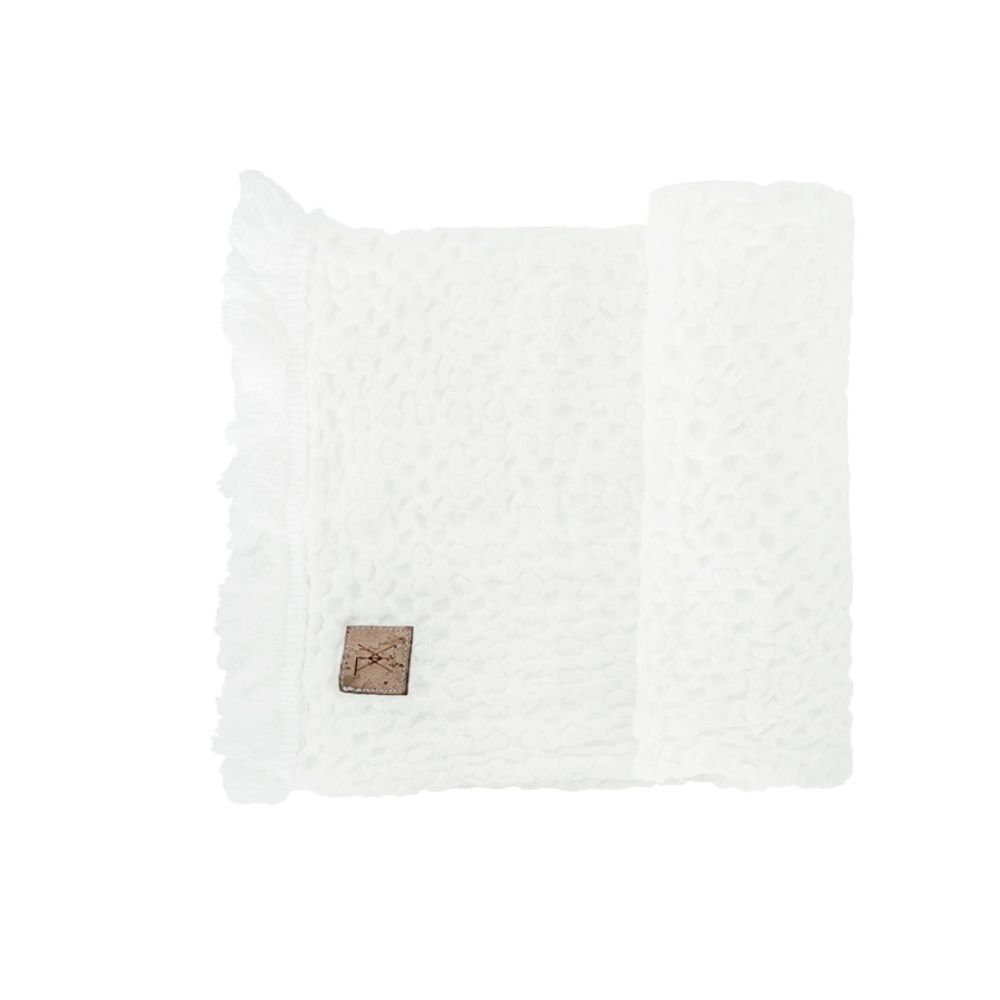 Bath towels - LINEN WAFFLE TOWEL, 44 x 80 cm - XERALIVING