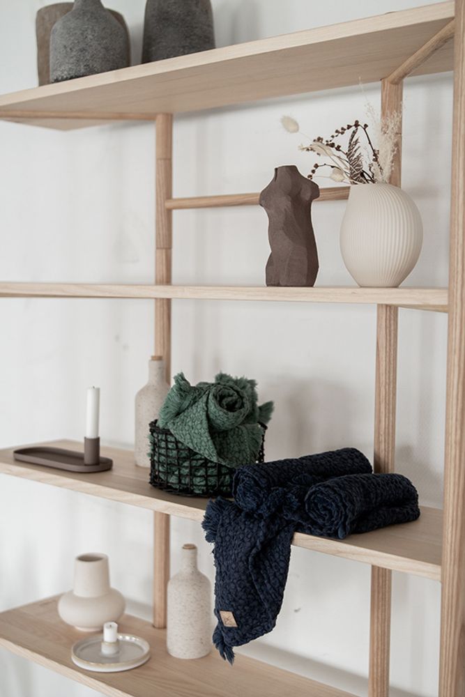 Bath towels - LINEN WAFFLE TOWEL, 44 x 80 cm - XERALIVING