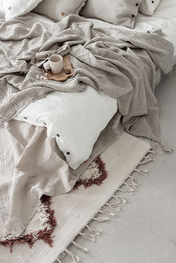 Linge de lit - Drap housse en lin 160 x 200 CARLA - XERALIVING