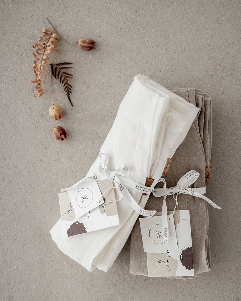 Linge de lit - Parure de lit en lin CARLA pour bébé - XERALIVING