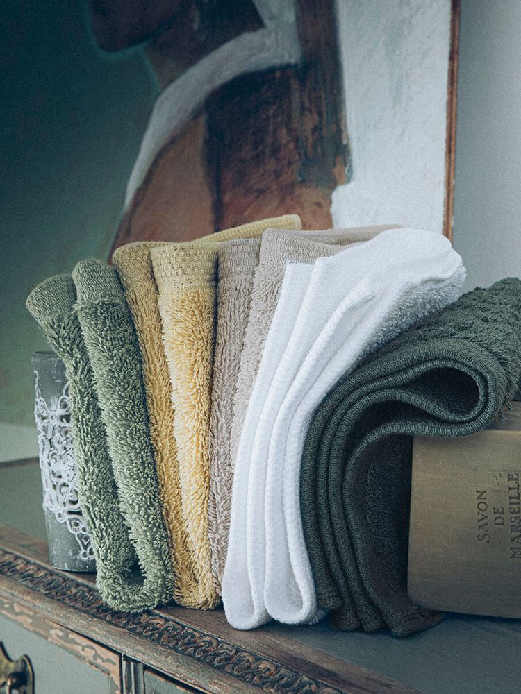 Bath towels - Essentiel Maquis - Towel and wash glove - ALEXANDRE TURPAULT