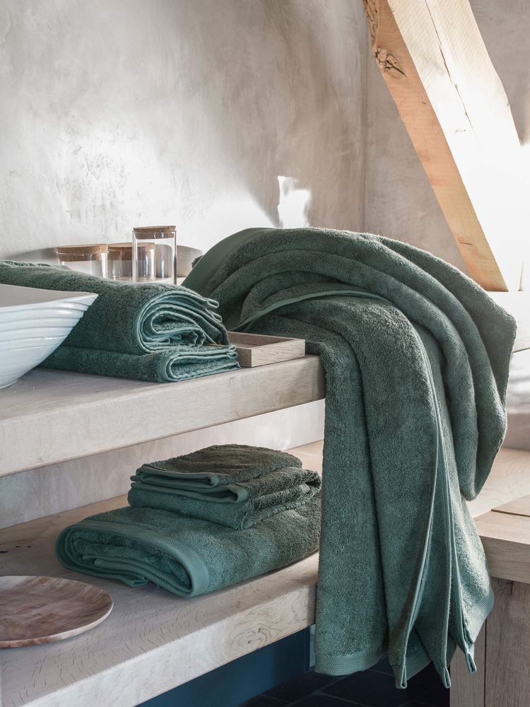 Bath towels - Essentiel Maquis - Towel and wash glove - ALEXANDRE TURPAULT