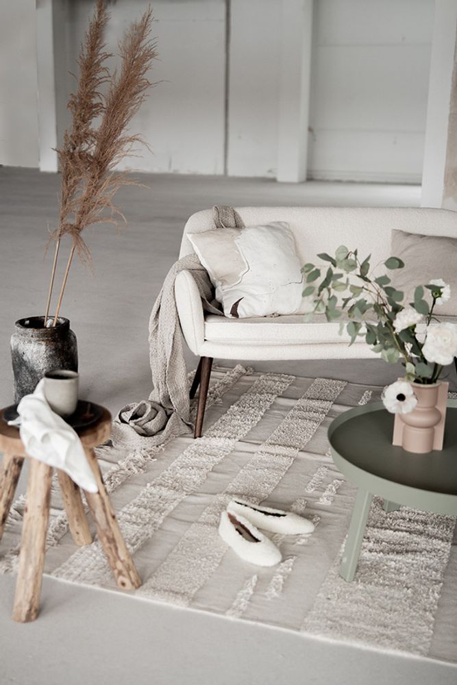 Objets de décoration - Plaid gaufré en lin BEDA 90 x 170 cm - XERALIVING