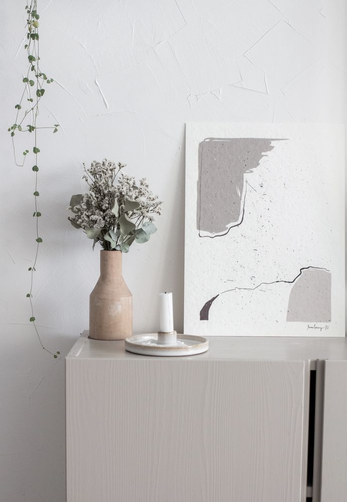 Poster - LO cellulose art piece, 30 x 40 cm - XERALIVING