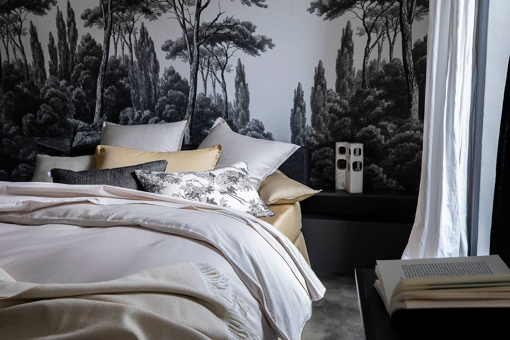 Linge de lit - Teophile Lune - Parure de lit en satin de coton bio - ALEXANDRE TURPAULT
