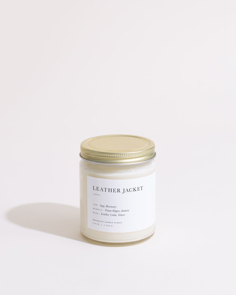 Accessoires à poser - Leather Jacket Minimalist Bougie - BROOKLYN CANDLE STUDIO