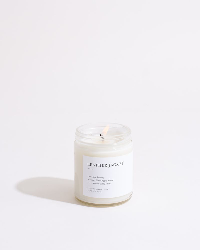 Accessoires à poser - Leather Jacket Minimalist Bougie - BROOKLYN CANDLE STUDIO