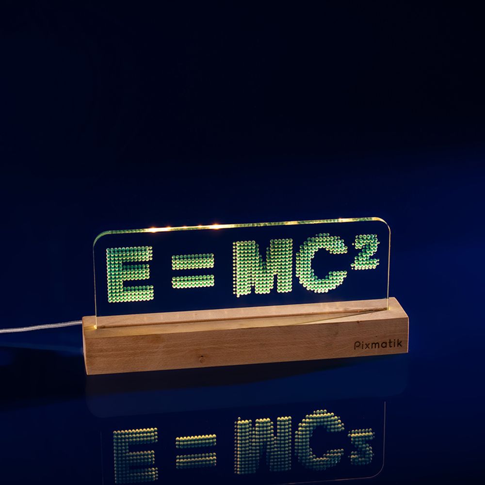 Objets design - LAMPE D'AMBIANCE DESIGN "E = MC2" - PIXMATIK