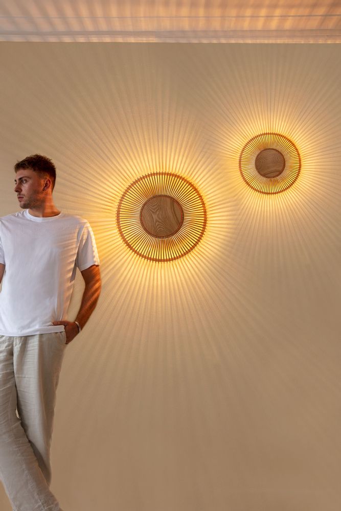 Wall lamps - Clava Up Wood | lamp - UMAGE