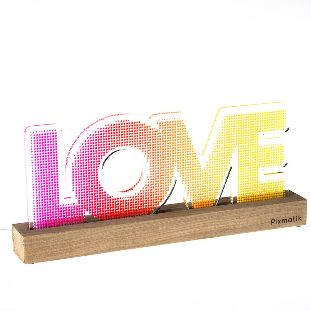 Objets design - LAMPE D'AMBIANCE DESIGN "LOVE" - PIXMATIK