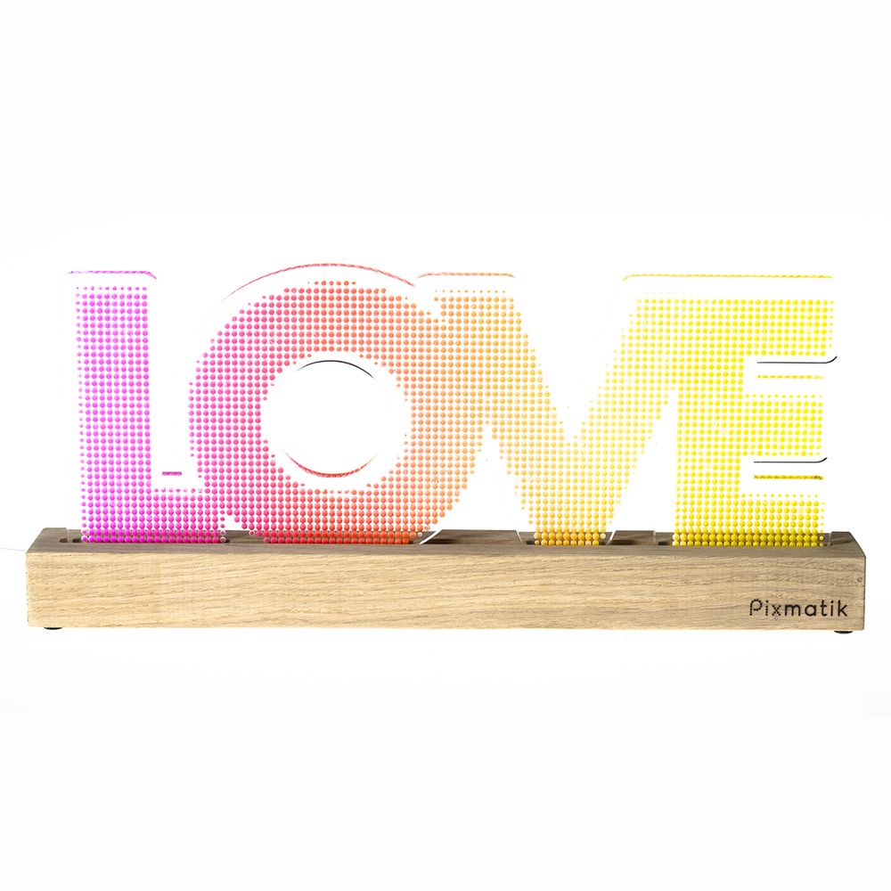 Objets design - LAMPE D'AMBIANCE DESIGN "LOVE" - PIXMATIK