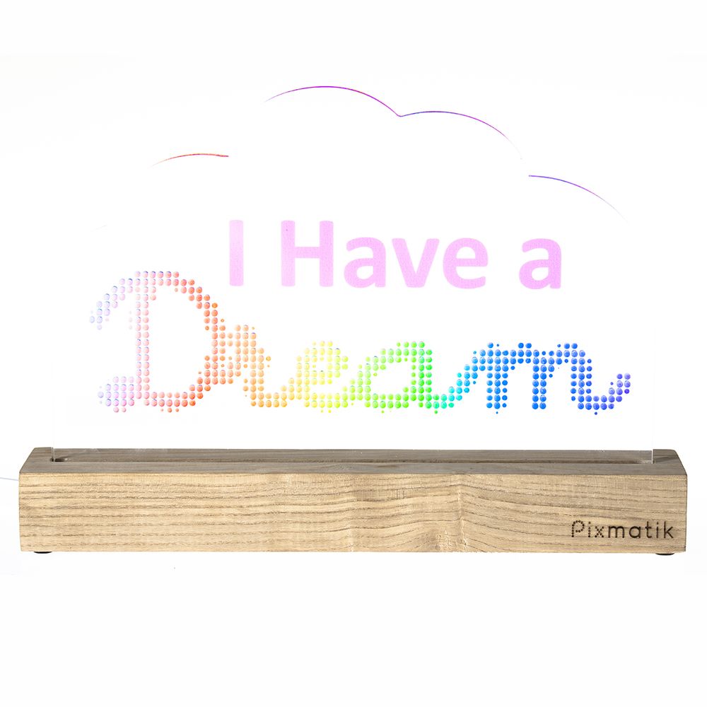 Design objects - DESIGN LAMP “I HAVE A DREAM” - PIXMATIK