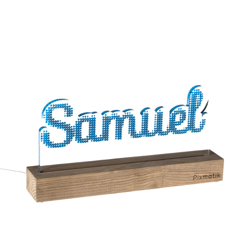 Objets déco enfant - LAMPE D'AMBIANCE DESIGN & PERSONNALISABLE - Le Prénom de 5 à 6 lettres - PIXMATIK
